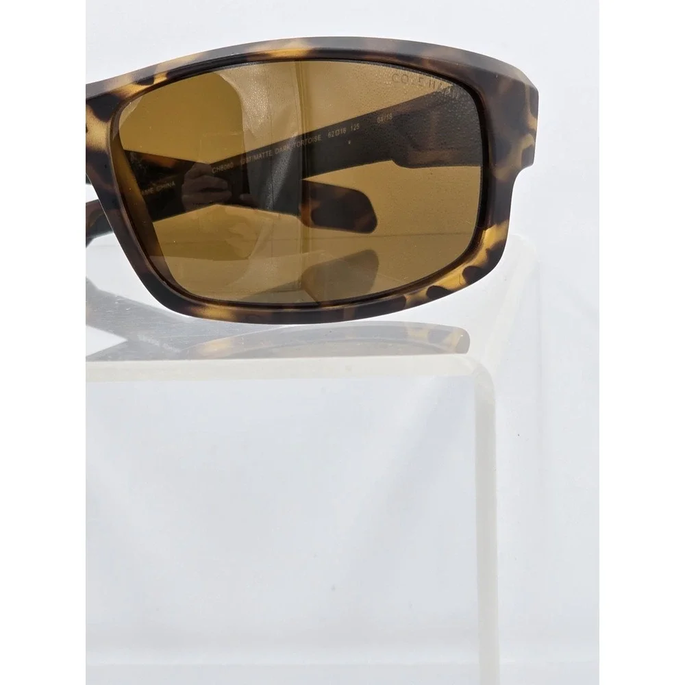 Cole Haan CH6060 Polarized Sunglass Matte Dark Tortoise 62-16-125 - 04/18 - Used - Picture 3 of 15